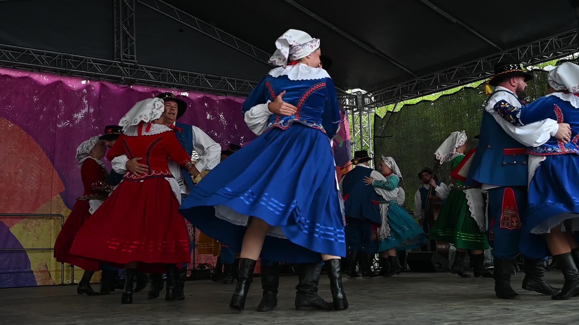 Song and Dance Ensemble 'Hyzniacy' Perform in Rzeszow.