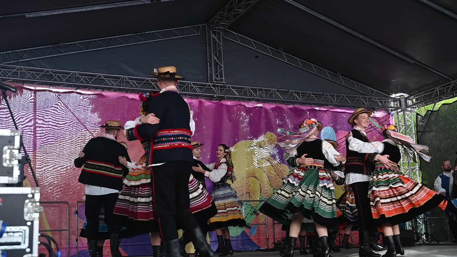 The 'Poloniny' Student Song And Dance Ensemble Performs in Rzeszow