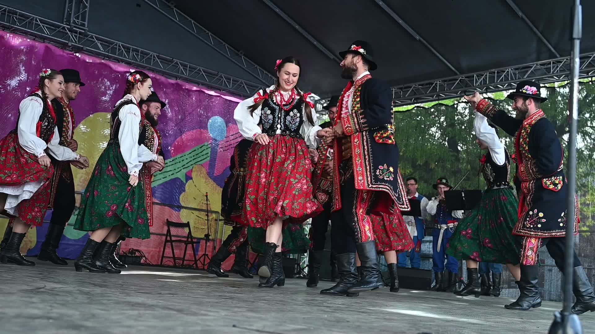 The 'Poloniny' Student Song And Dance Ensemble Performs in Rzeszow
