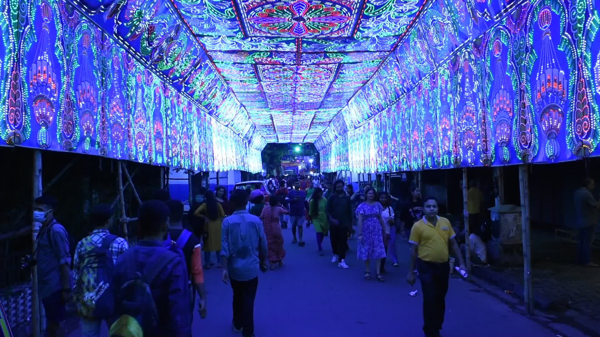 Durga Puja festival in Kolkata.