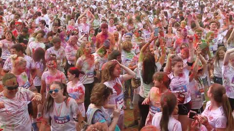 Kyiv Color Run in Ukraine