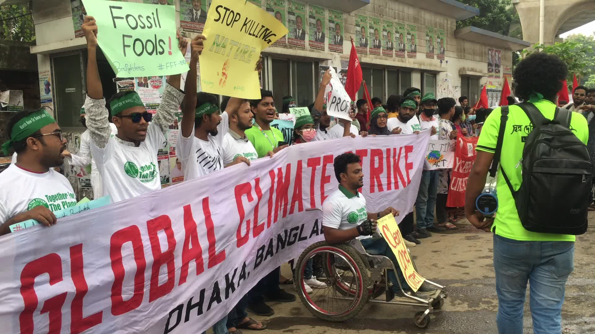 Global Climate Strike 2022 In Dhaka, Bangladesh
