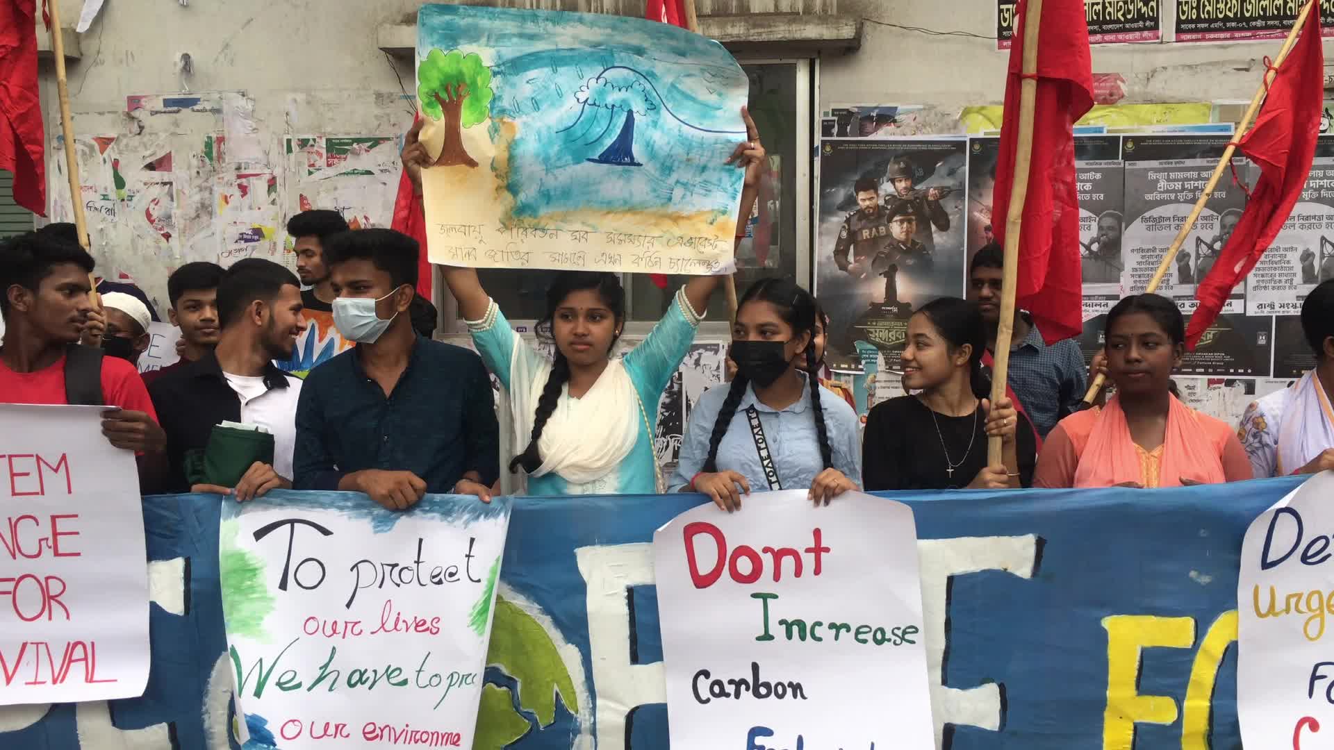Global Climate Strike 2022 In Dhaka, Bangladesh