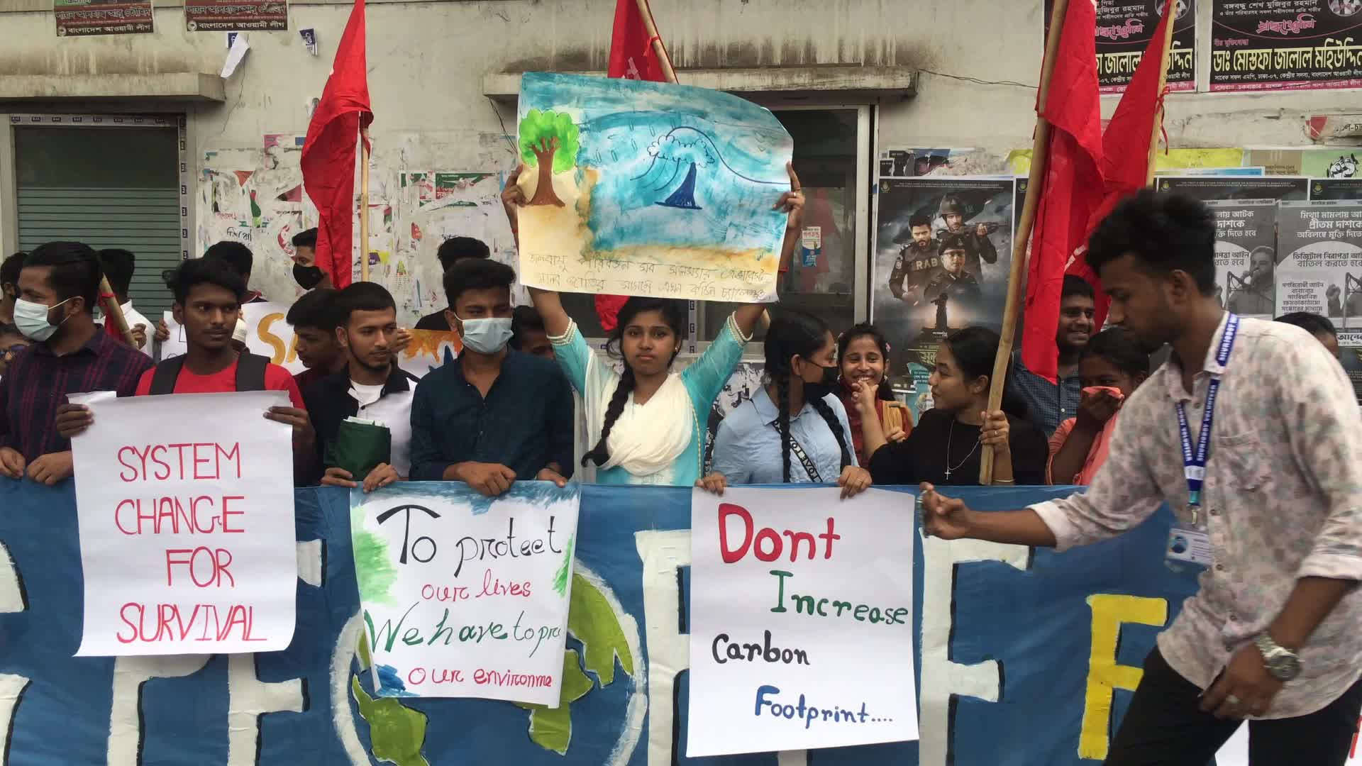 Global Climate Strike 2022 In Dhaka, Bangladesh
