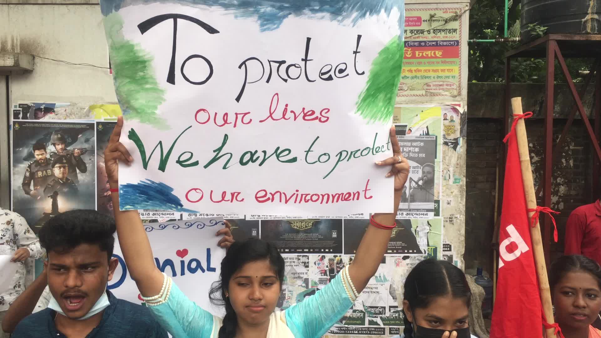 Global Climate Strike 2022 In Dhaka, Bangladesh