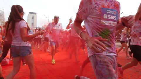 Kyiv Color Run in Ukraine