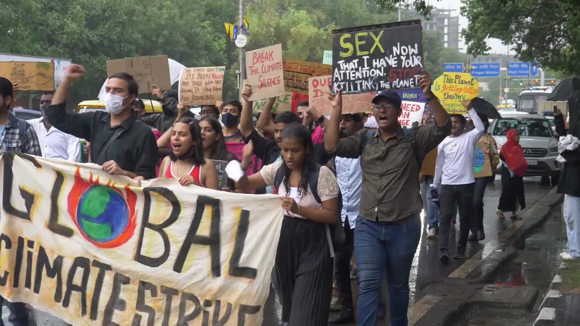 Global Climate Strike in New Delhi, India