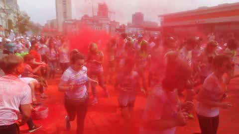 Kyiv Color Run in Ukraine