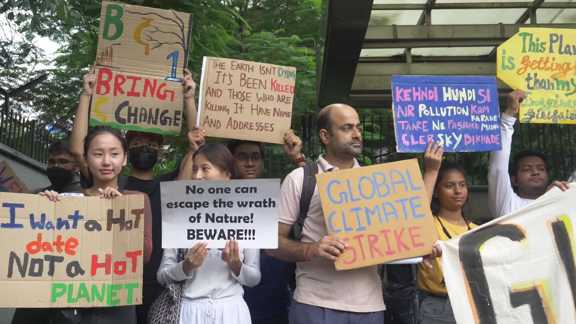 Global Climate Strike in New Delhi, India