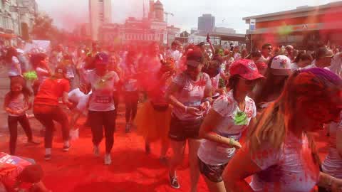 Kyiv Color Run in Ukraine