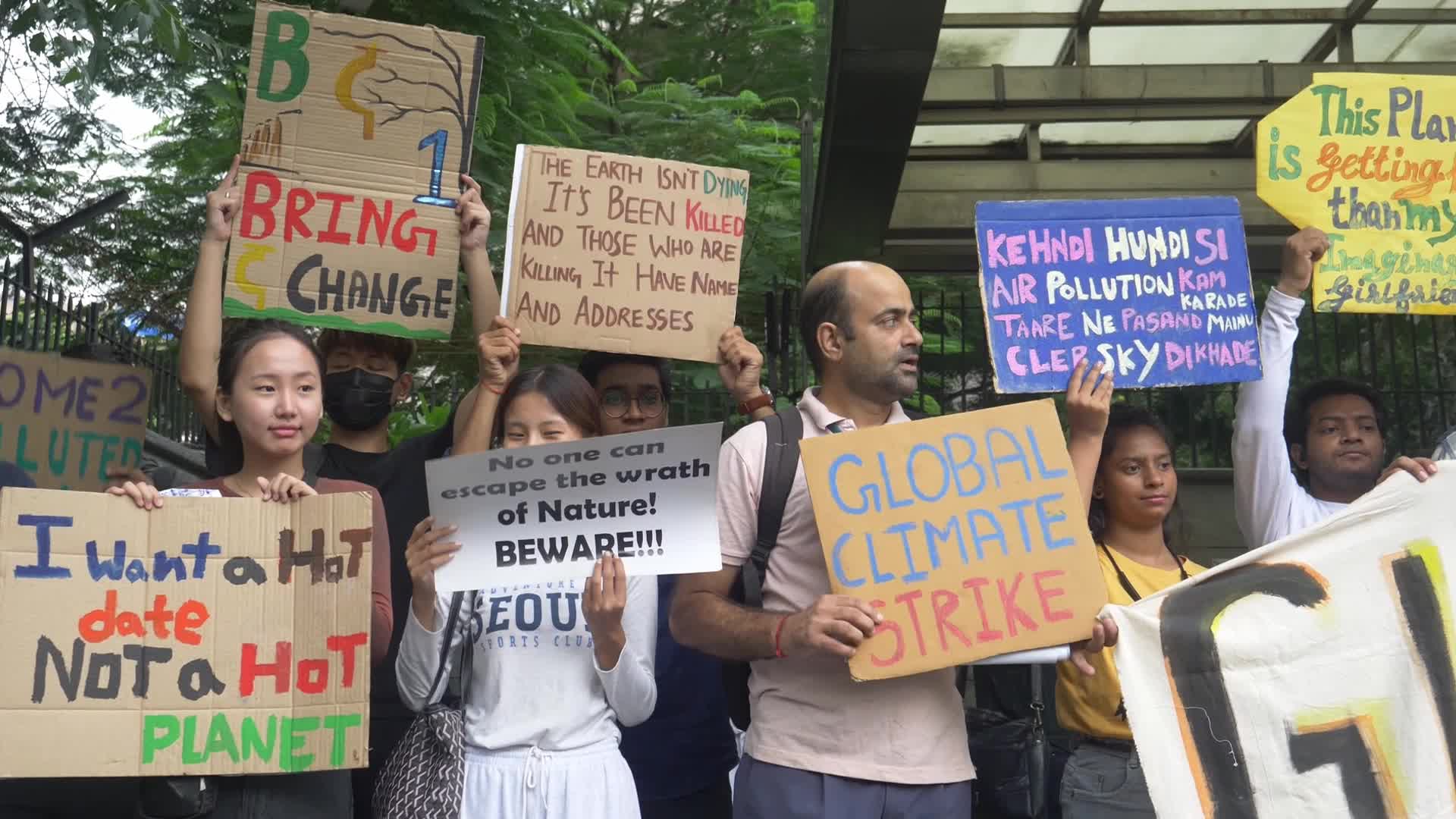 Global Climate Strike in New Delhi, India