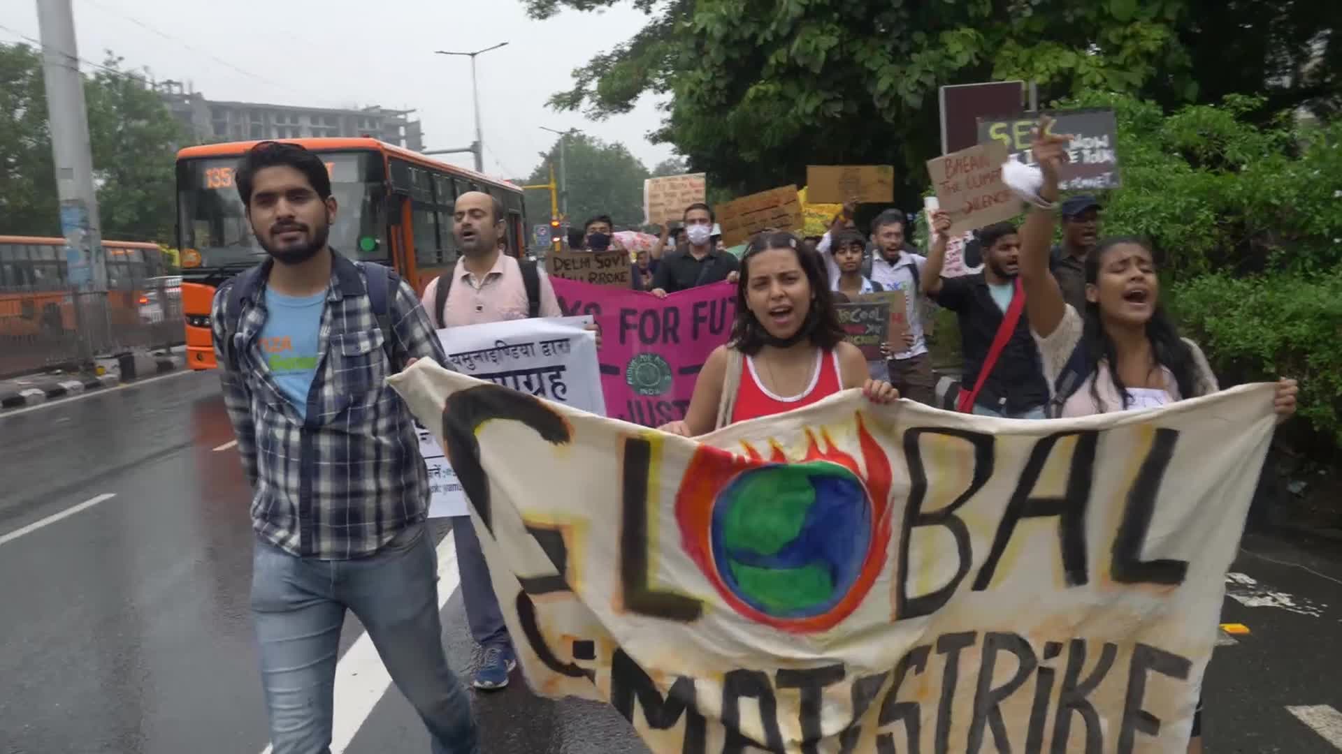 Global Climate Strike in New Delhi, India