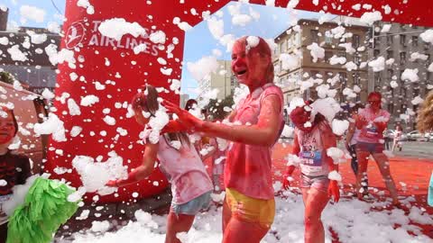 Kyiv Color Run in Ukraine