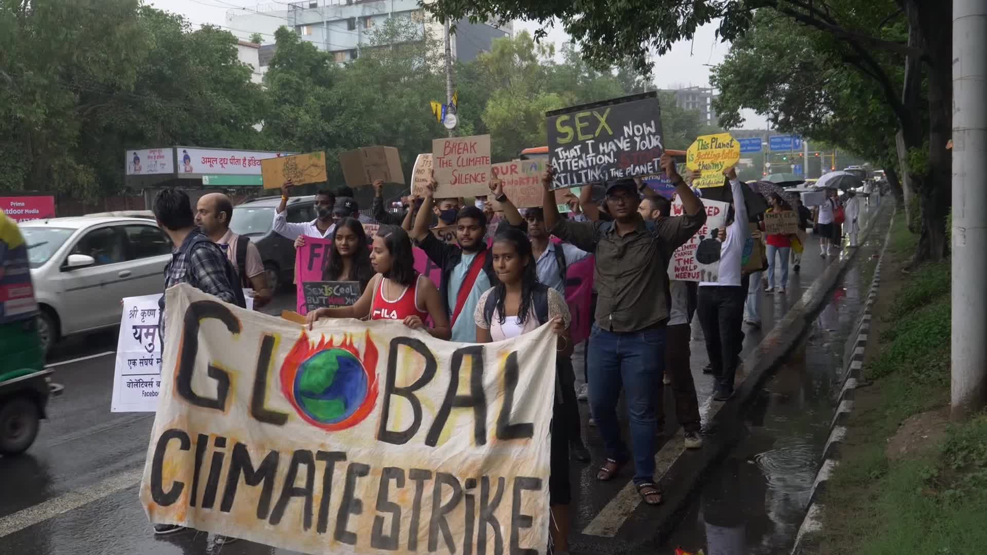 Global Climate Strike in New Delhi, India