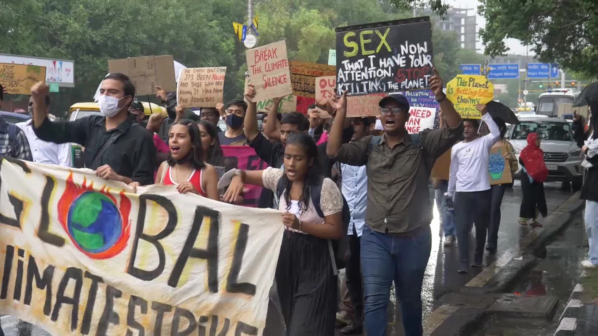 Global Climate Strike in New Delhi, India