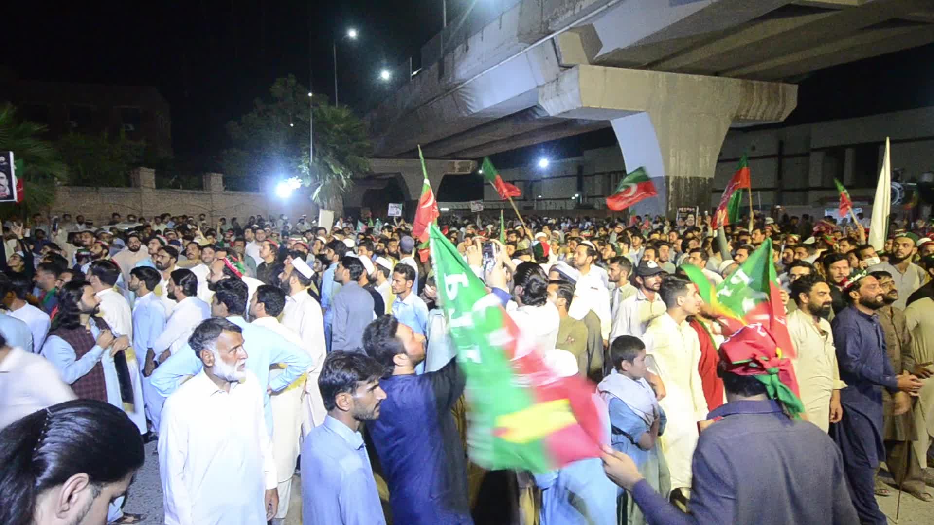 Tehreek-e-Insaf (PTI) rally in Peshawar