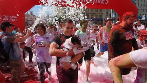 Kyiv Color Run in Ukraine