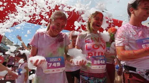 Kyiv Color Run in Ukraine