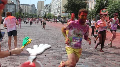 Kyiv Color Run in Ukraine