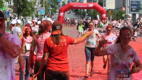 Kyiv Color Run in Ukraine