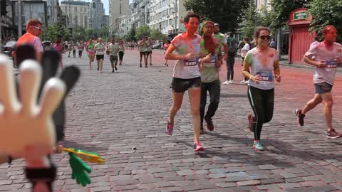 Kyiv Color Run in Ukraine