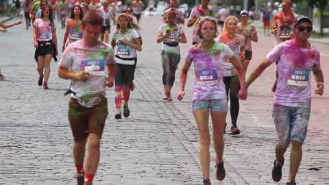 Kyiv Color Run in Ukraine