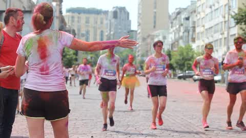 Kyiv Color Run in Ukraine