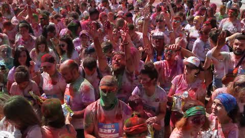 Kyiv Color Run in Ukraine