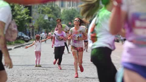 Kyiv Color Run in Ukraine