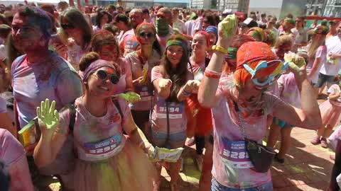 Kyiv Color Run in Ukraine