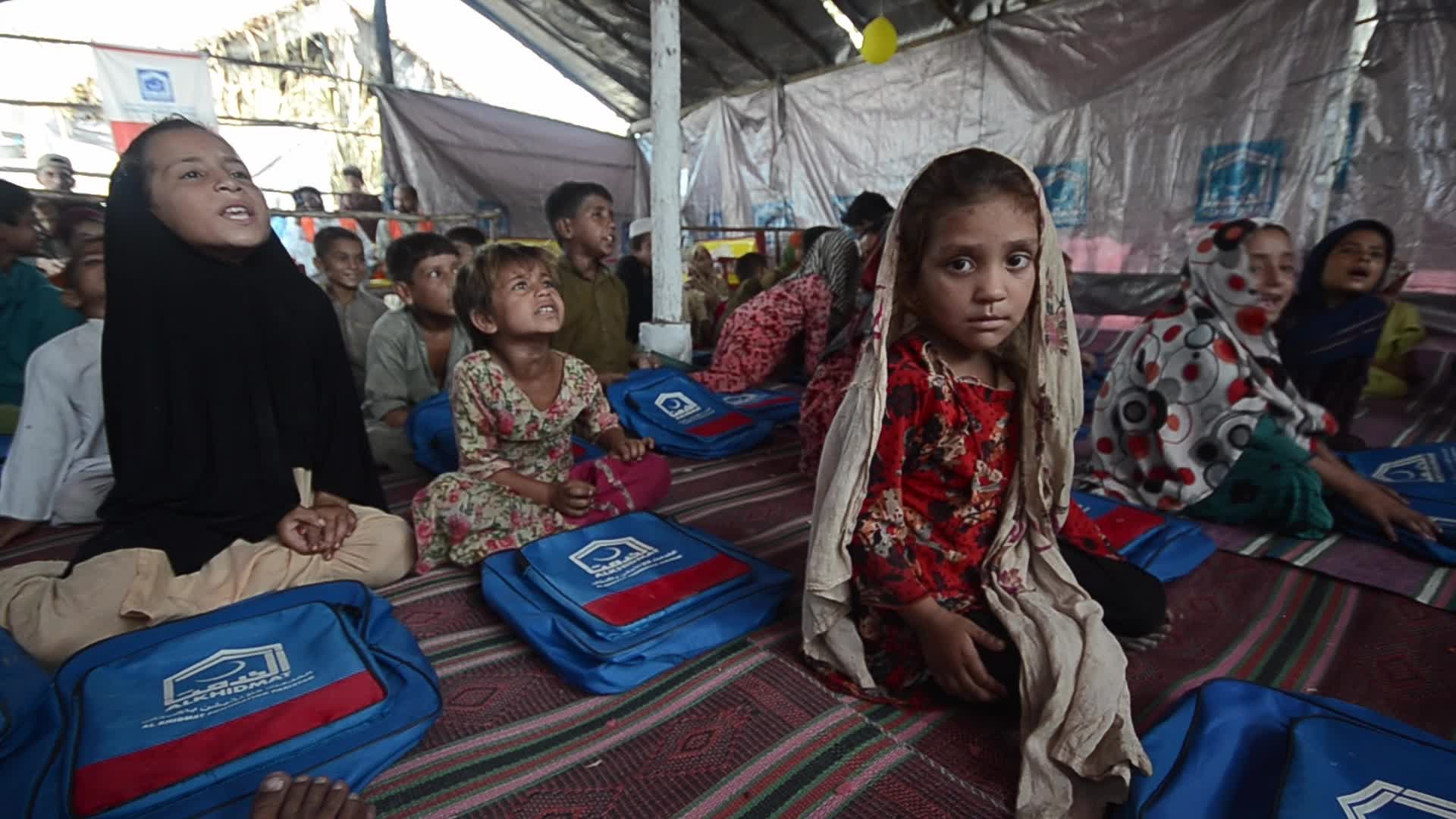 AKF establishes tent village for flood affected Afghan refugees in Peshawar