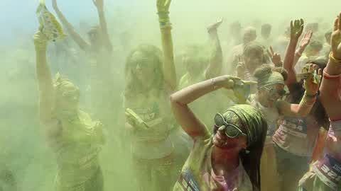 Kyiv Color Run in Ukraine