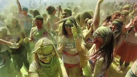Kyiv Color Run in Ukraine
