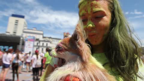 Kyiv Color Run in Ukraine