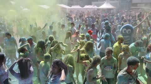 Kyiv Color Run in Ukraine