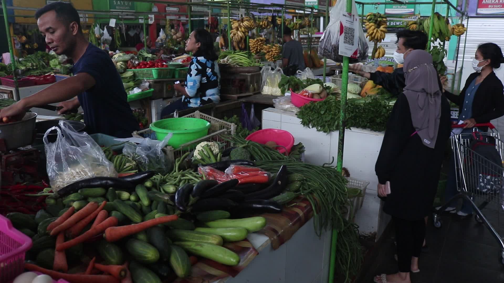 Indonesia Traditional Market 