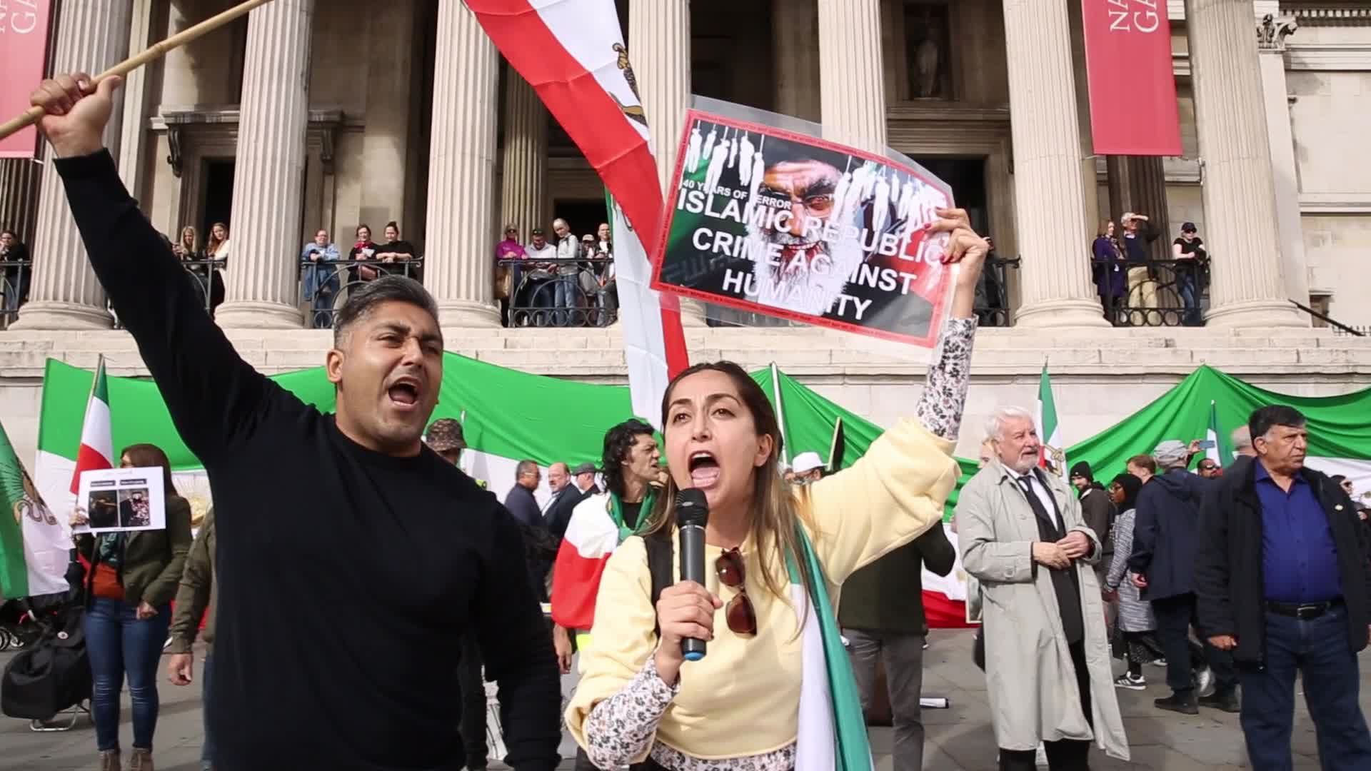 Protest of Solidarity With The Women Of Iran in London
