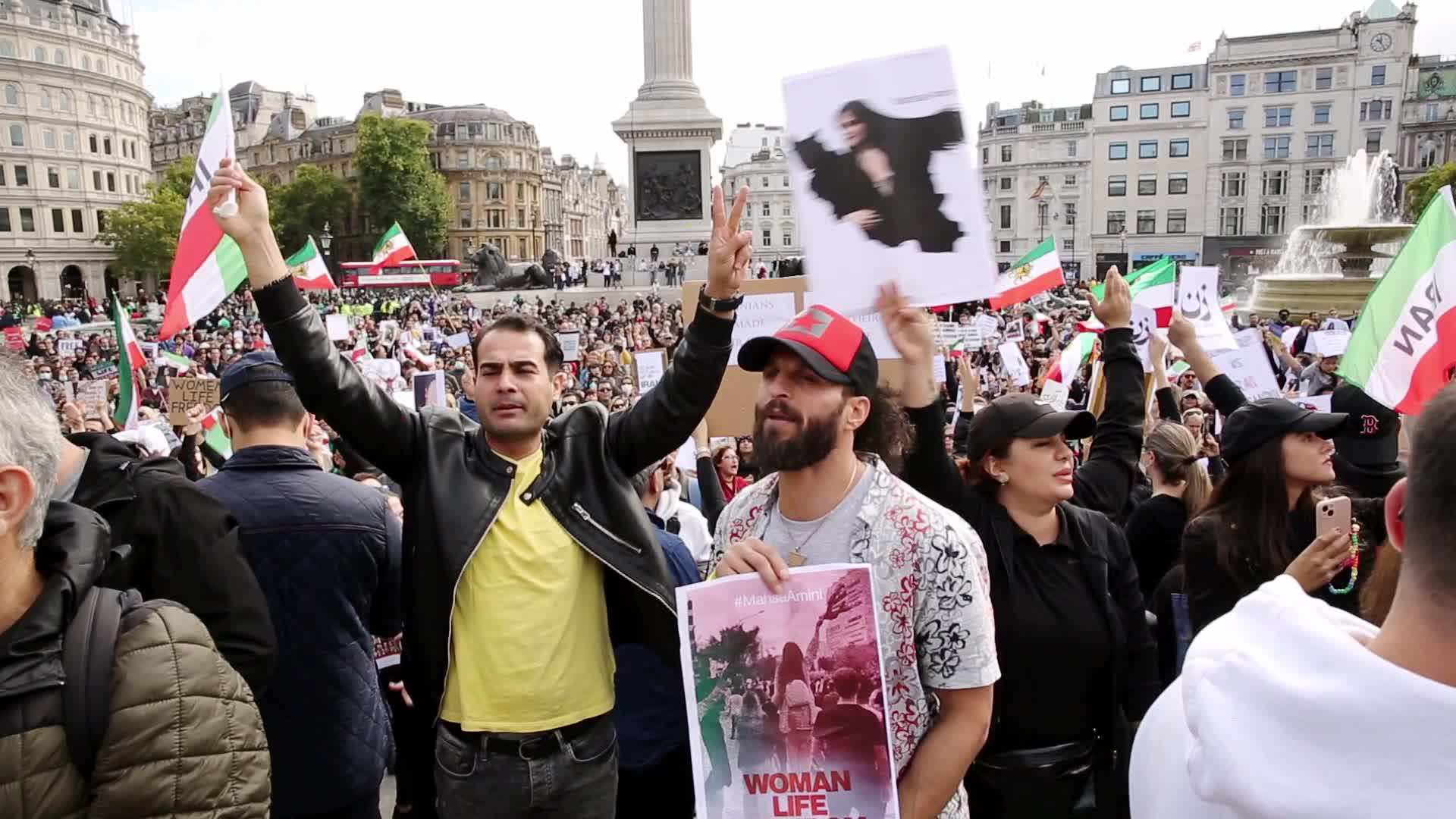 Protest of Solidarity With The Women Of Iran in London