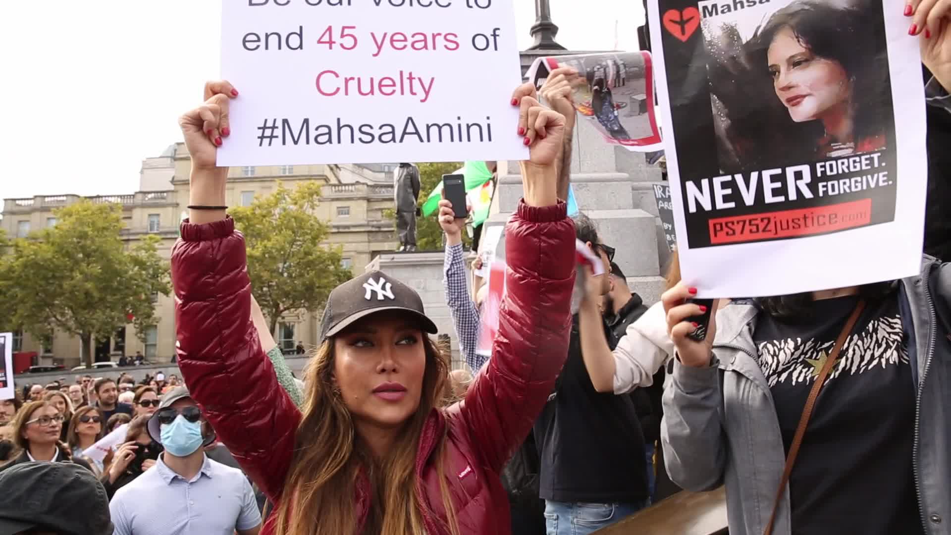 Protest of Solidarity With The Women Of Iran in London