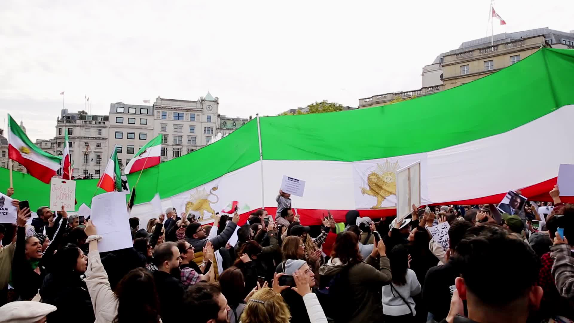 Protest of Solidarity With The Women Of Iran in London