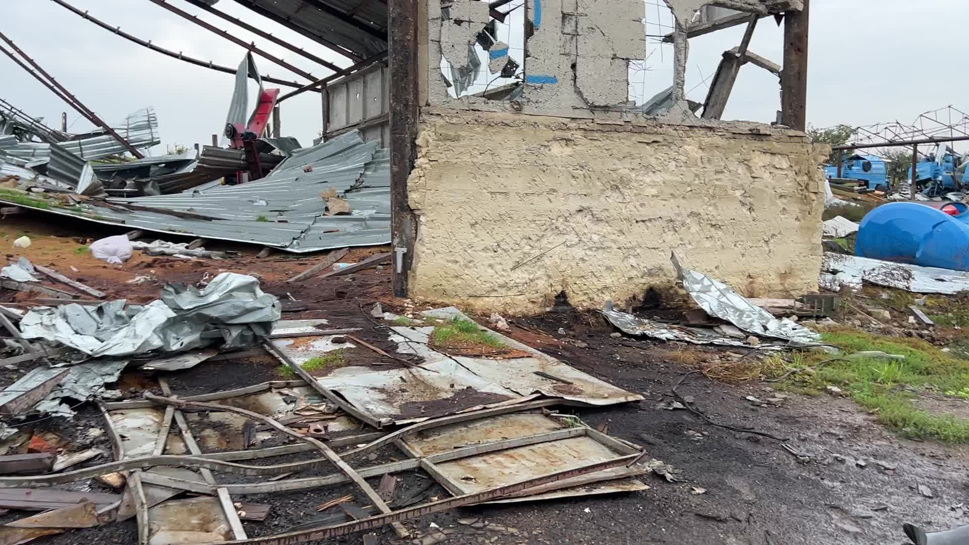 Liberated village of Kamianka in Kharkiv region