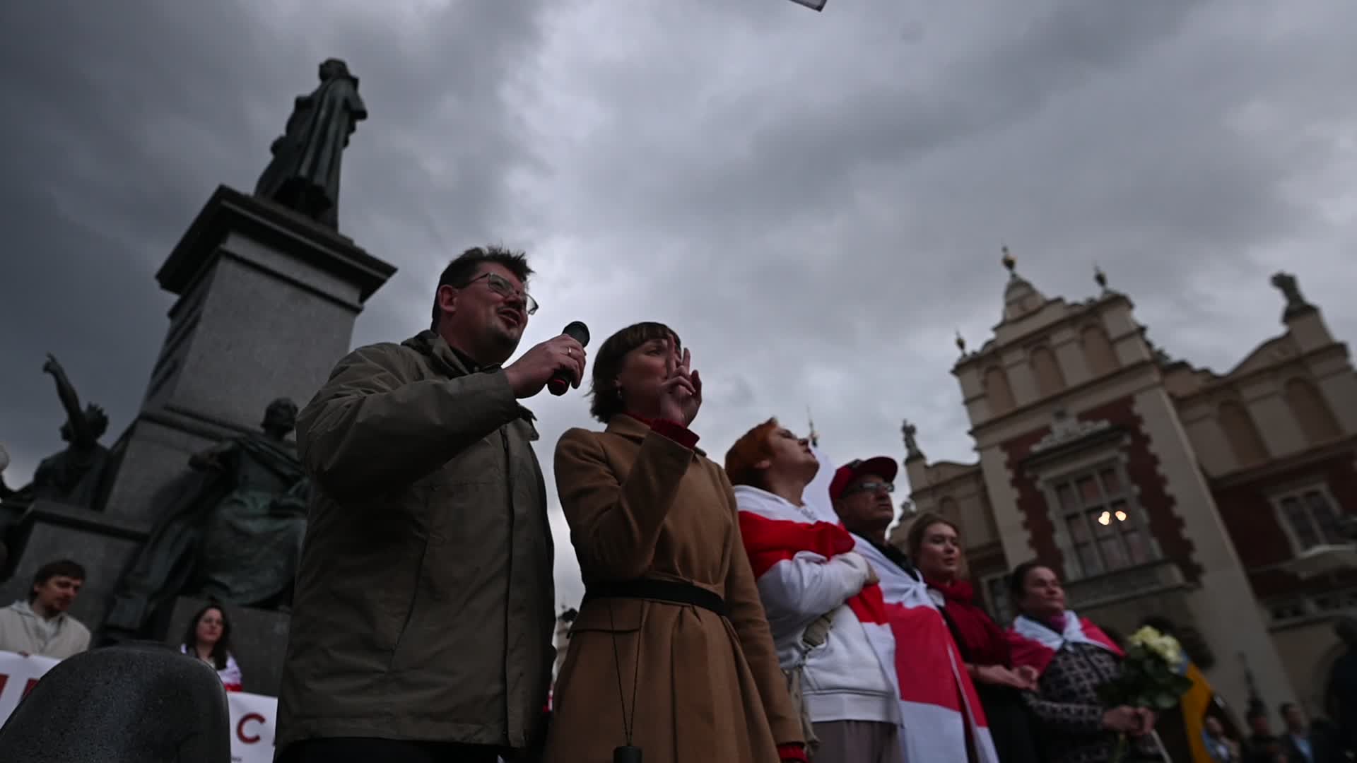 Belarusian Opposition Leader Svetlana Tikhanovskaya In Krakow