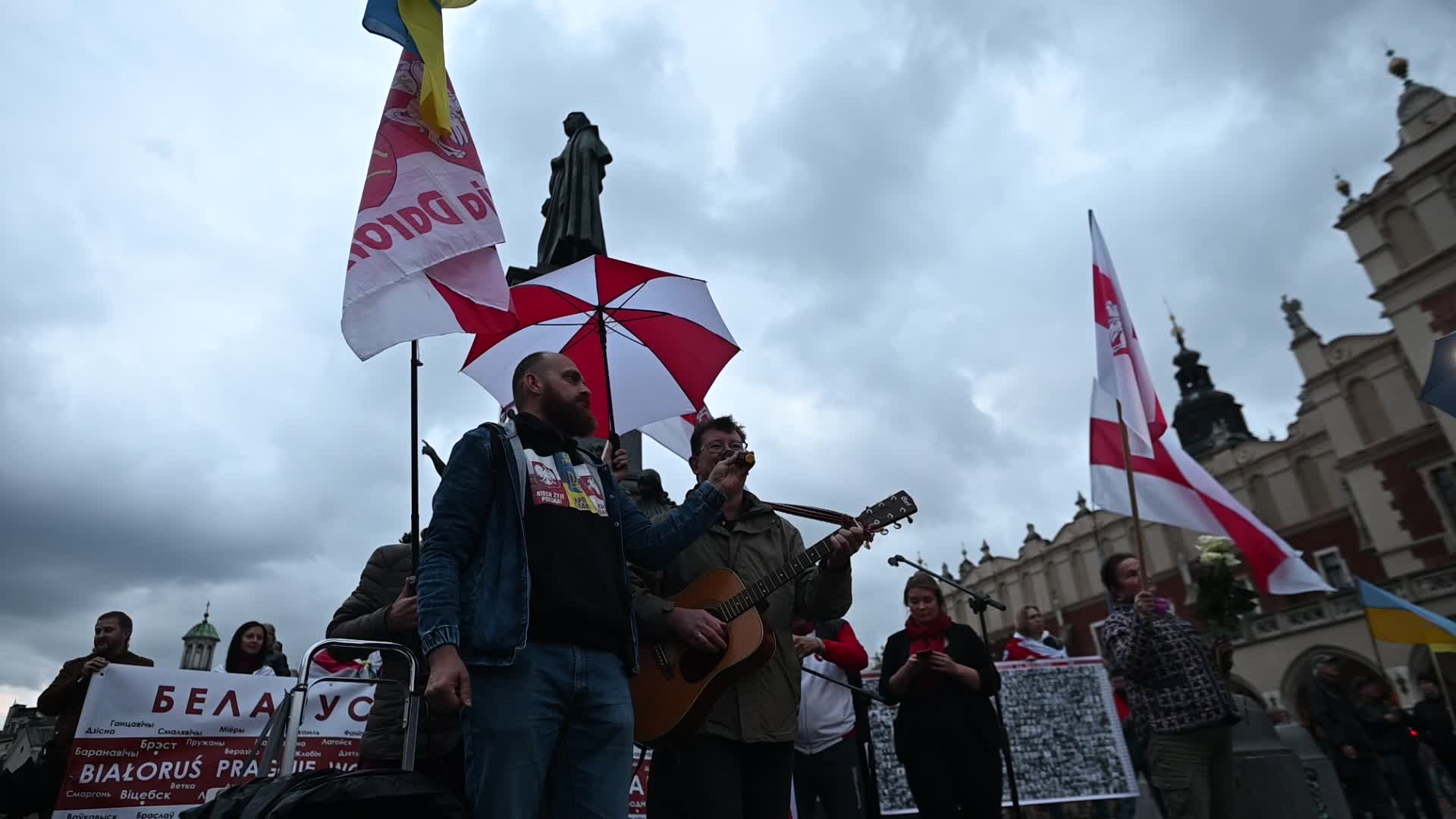 Belarusian Opposition Leader Svetlana Tikhanovskaya In Krakow