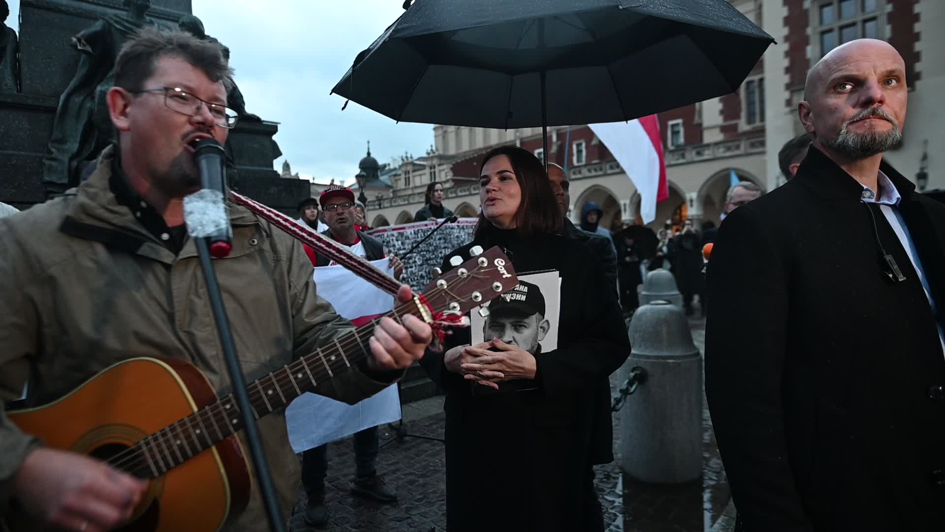 Belarusian Opposition Leader Svetlana Tikhanovskaya In Krakow