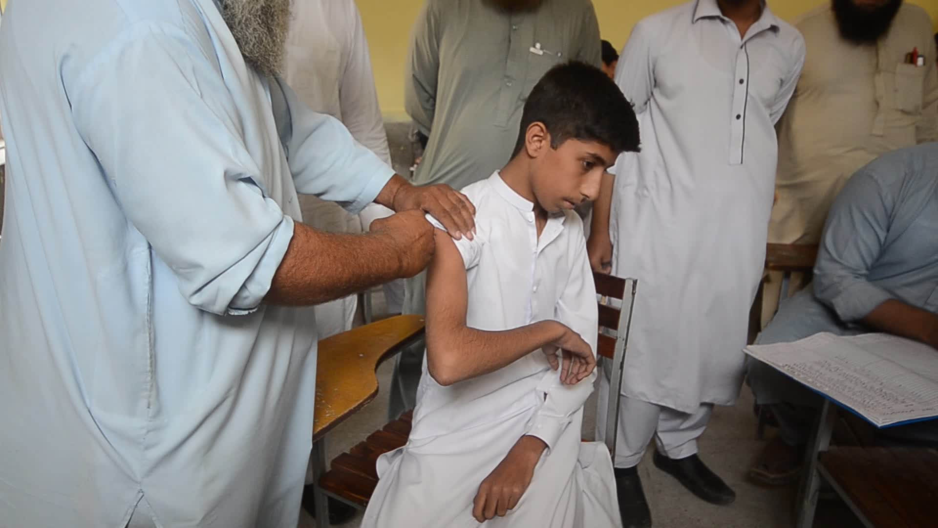 Vaccination campaign in Peshawar
