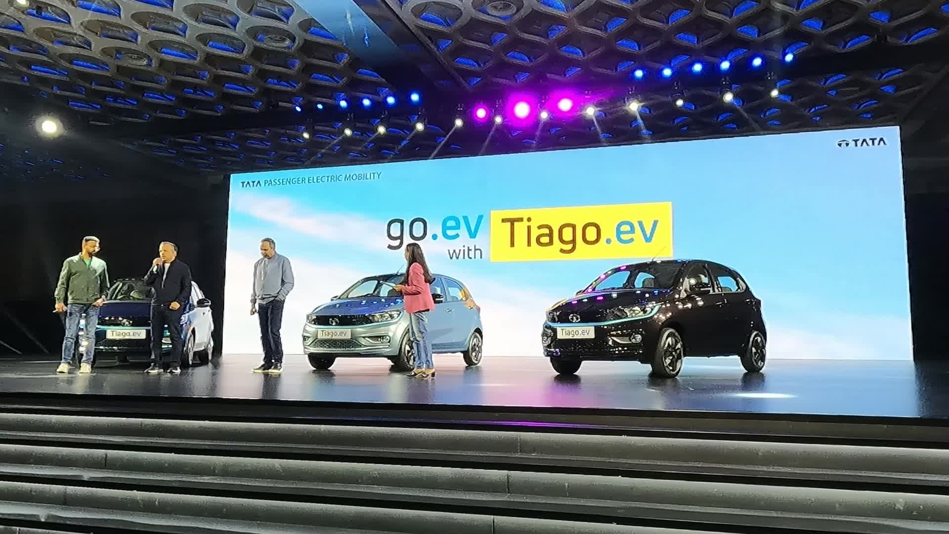 Tata Tiago EV Car Launch In Mumbai
