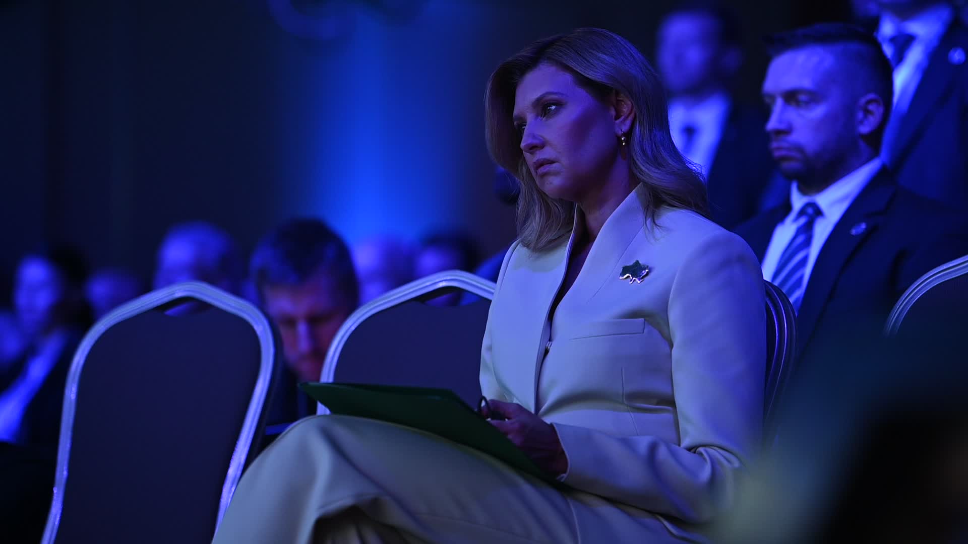 Olena Zelenska at the 2022 Warsaw Security Forum
