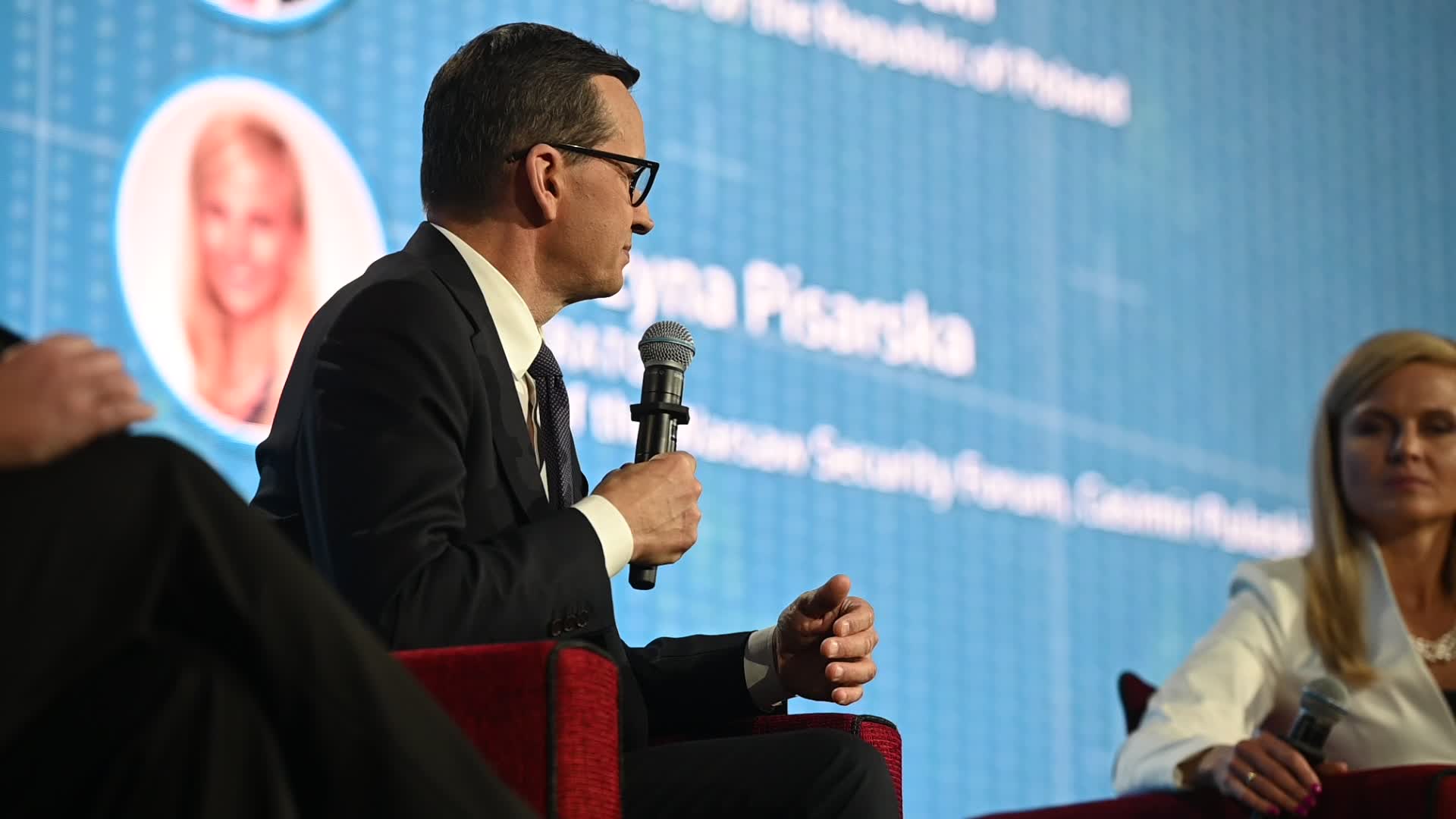Polish PM Mateusz Morawiecki at the 2022 Warsaw Security Forum
