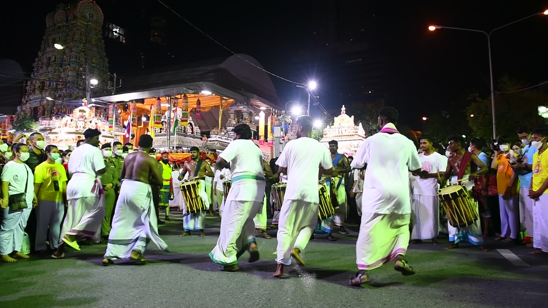 Navaratri Hindu  Festival Parade In Bangkok