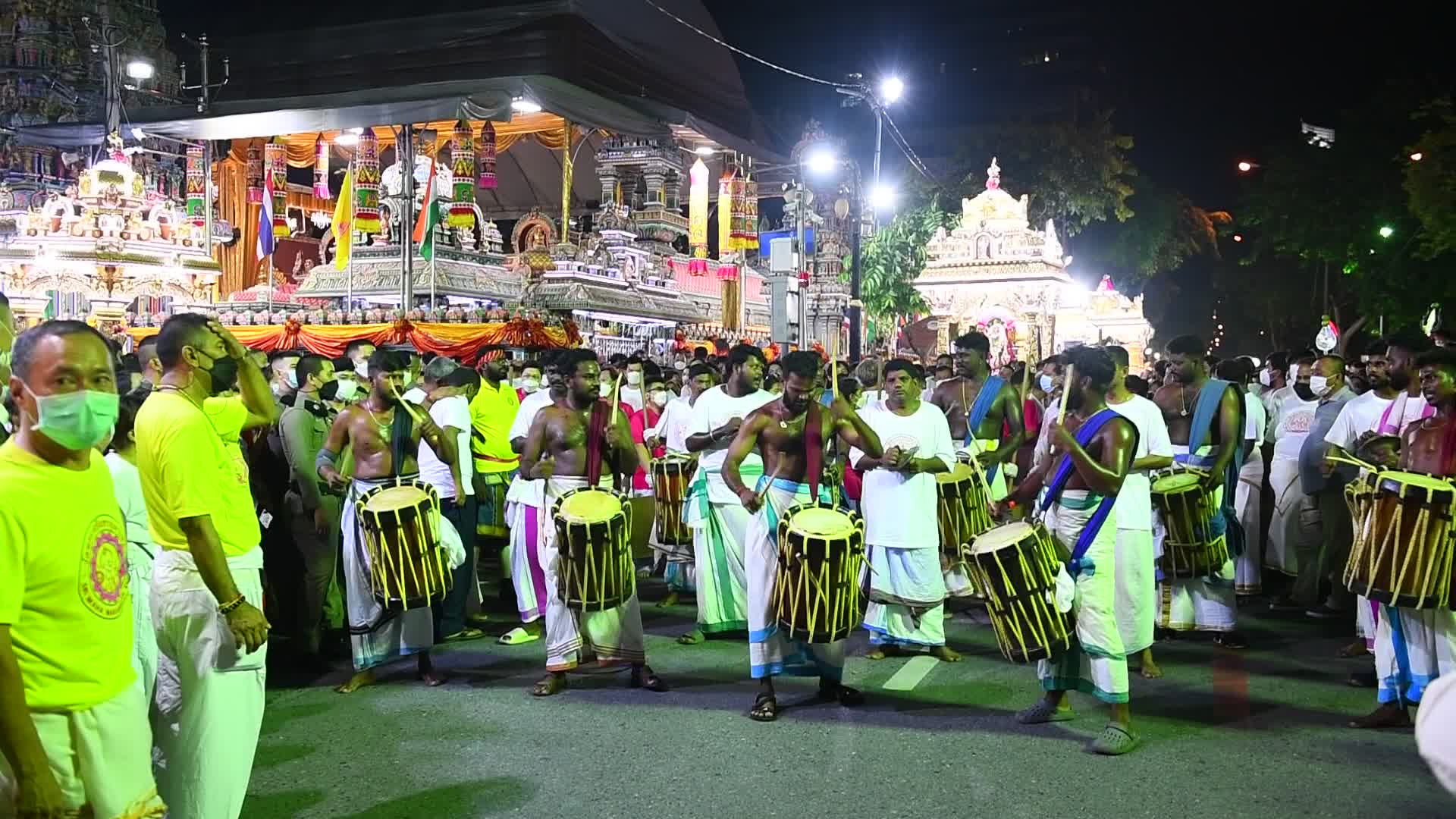 Navaratri Hindu  Festival Parade In Bangkok